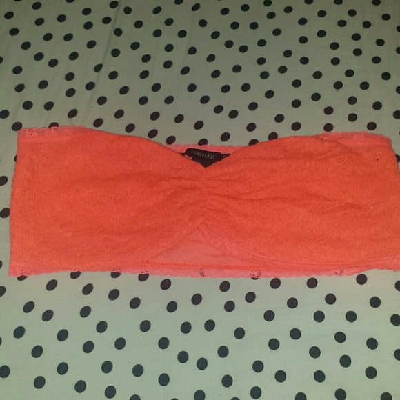 lacey coral bandeau
