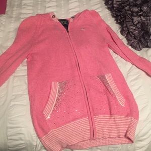 Victoria's Secret Pink Knit Sweater Hoodie