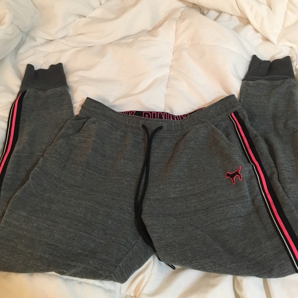 Pink Victoria secret joggers