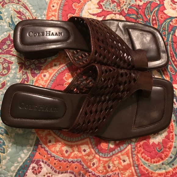 Brown leather COLE HAAN sandals