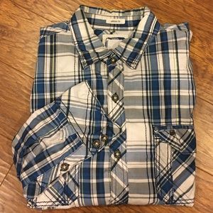 ✨⭐️Weekend SALE⭐️✨Buckle BKE Blue Plaid Shirt