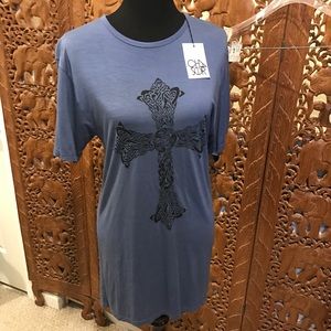 🎉SALE 🎉 Peace Love Rock N Roll Long Tee/Tunic