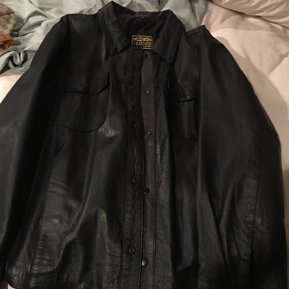 LEATHER MENS LIGHT JACKET