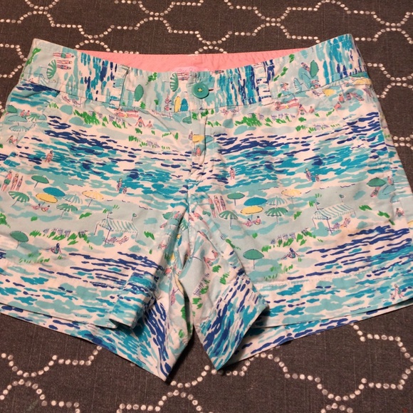 Lilly Pulitzer Pants - Lilly Pulitzer High Tide Toile shorts size 4