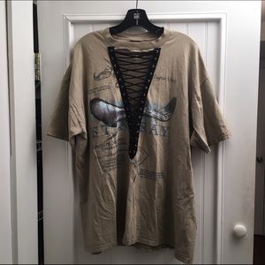 LF Furst of a Kind Lace-Up Vintage Tee
