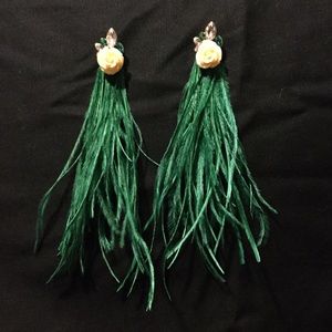 Feather earrings