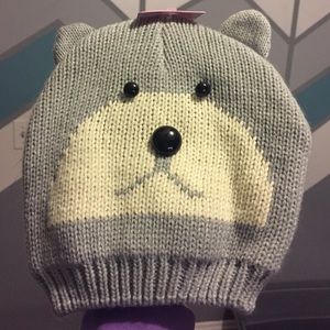 Cute Bear Hat W/ Ears NWT