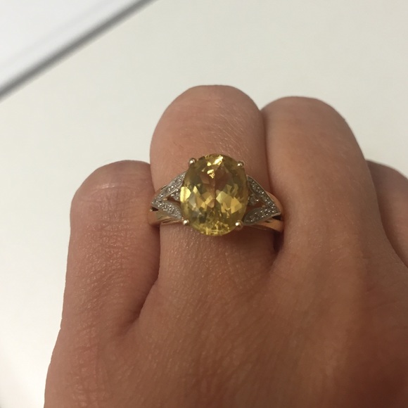 Jewelry - 🎉sale Heliodor 14k gold ring