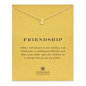 Dogeared Friendship Anchor Necklace