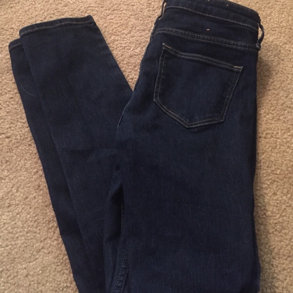Skinny regular waist jean, ankle