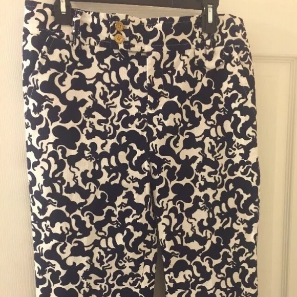 Lilly Pulitzer Palm Beach Capri Cords .Size 6