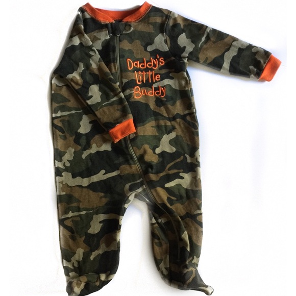 camo sleeper baby
