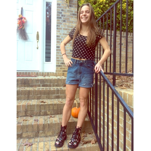 Polka Dot Crop Top