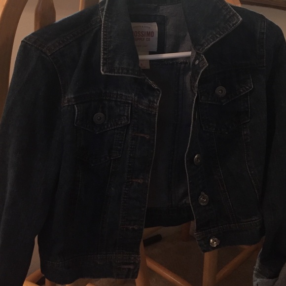 Dark denim jean jacket