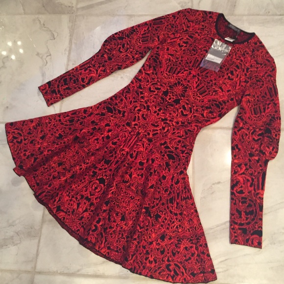 Alexander McQueen Knit Long Sleeve Dress
