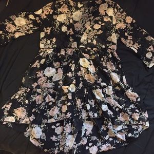 Sheer Floral Cardigan