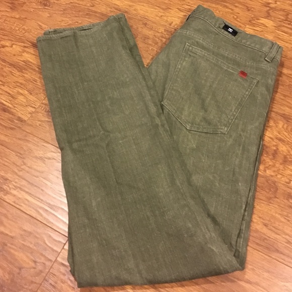 Men's DC Straight Cut Jeans, Green Heather Wash