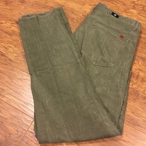 Men's DC Straight Cut Jeans, Green Heather Wash