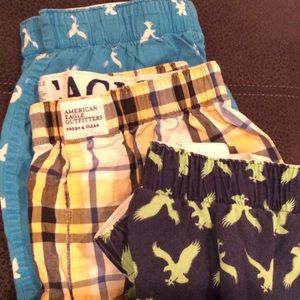 3 American Eagle Boxers (size small)
