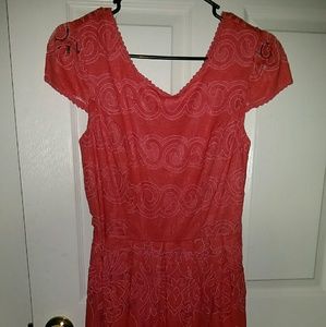 Light pink spring dress