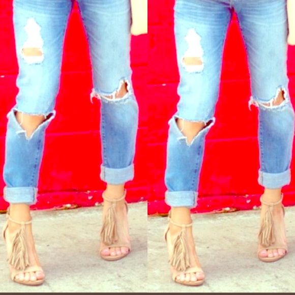 🆕 Taupe Fringe Sandals - Picture 5 of 8