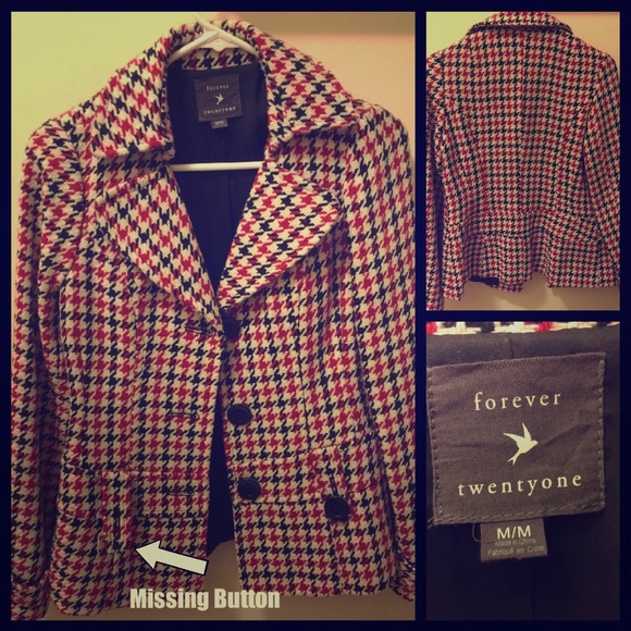 Houndstooth Blazer