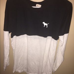 White & black PINK shirt