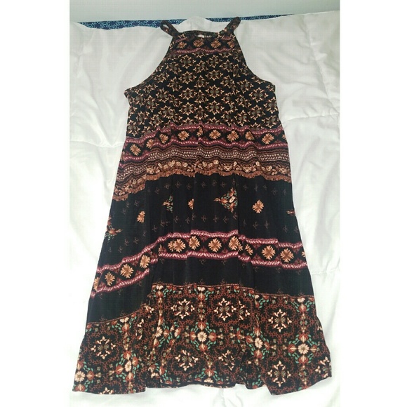 High neck tank dress