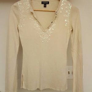 Bebe silk cashmere sweater XS
