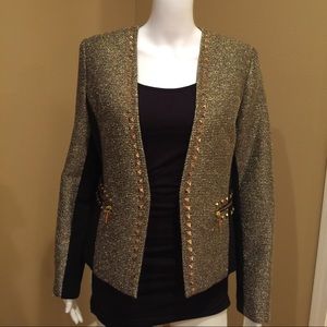 MICHAEL KORS METALLIC STUD BLAZER NWT SIZE 8