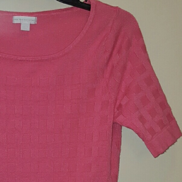 NY&Co. Pink 3/4 sleeve top, sz S