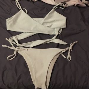 Mint green bikini