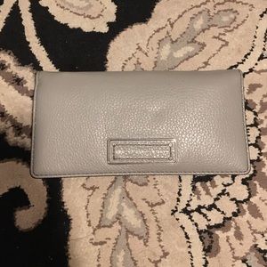 Marc by marc Jacobs grey snap wallet