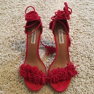 Steve Madden Sassey Fringe Sandals! NO TRADES!! 🚫