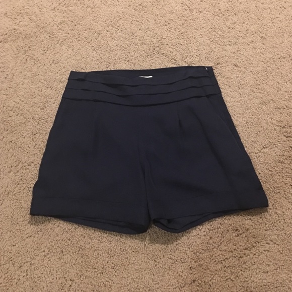 Sold!!Haute hippie silk blue shorts. Size 2.Newith
