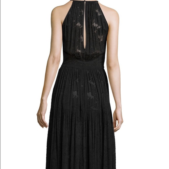 L'Agence Lace Gown. Penelope dress jacquard sheer. - Picture 3 of 3