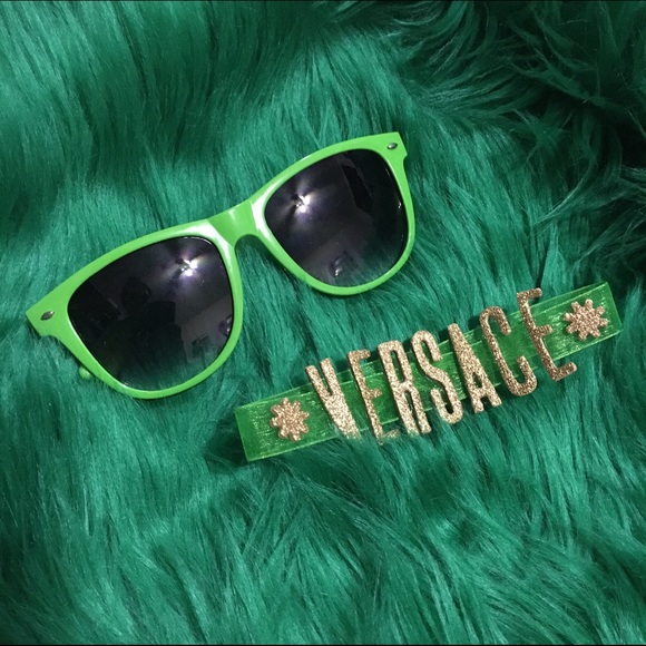 Rihanna BBHMM Costume Green Fur Coat / Shawl