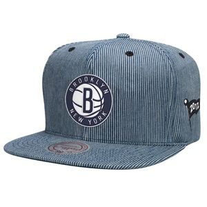 Brooklyn Nets Engineer Stripe Strapback Cap