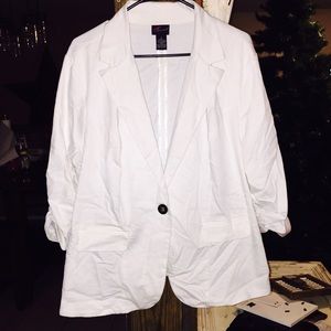 White blazer