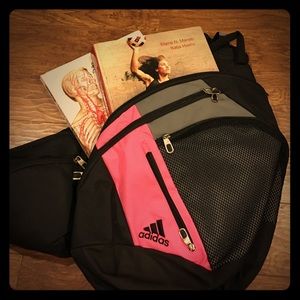 ADIDAS Shoulder Sling Backpack with Six Pockets