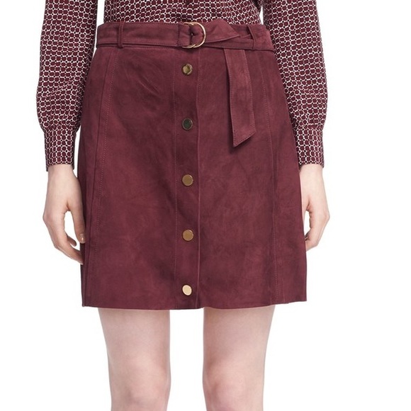 Kate spade leather skirts！