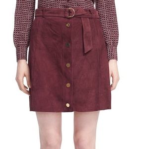 Kate spade leather skirts！