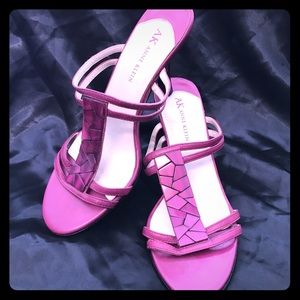 Ann Klein Magenta Sandals