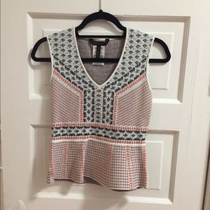 BCBG Knit Peplum Top