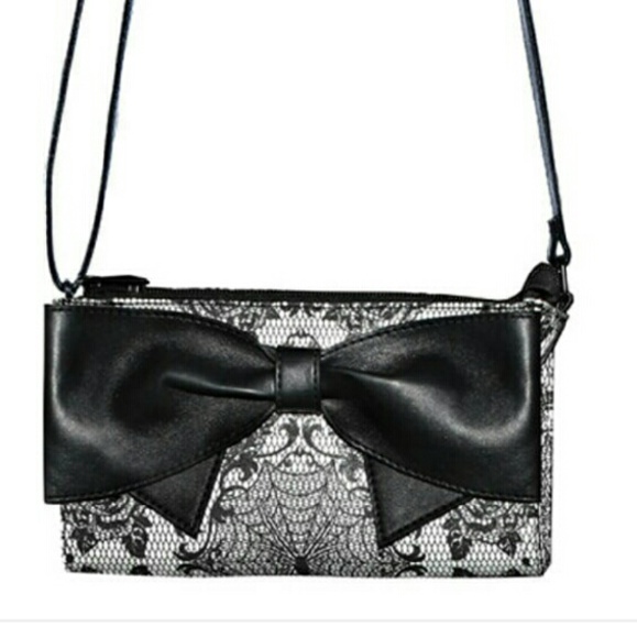 Iron Fist Midnight Widow Clutch Bag Punk Flowers - Picture 1 of 4