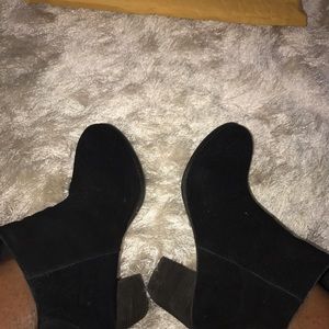 Black ankle booties