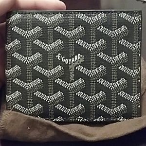 Goyard men's leather wallet