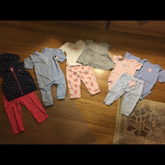 Carter's girls 12M bundle