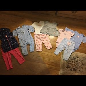 Carter's girls 12M bundle