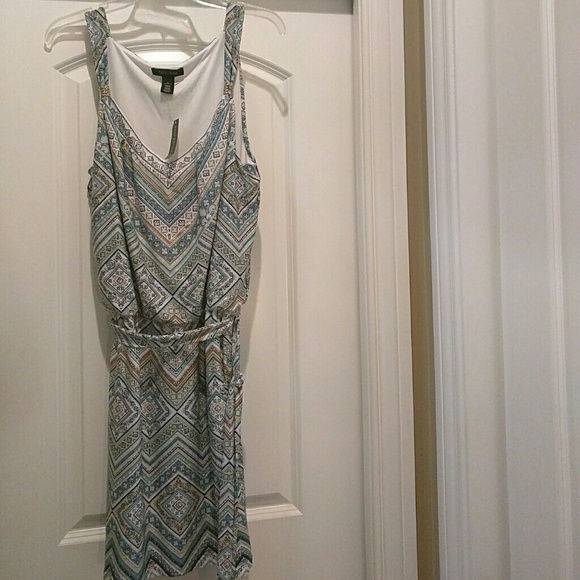 New with tags, Harbour blue, gold and white dress